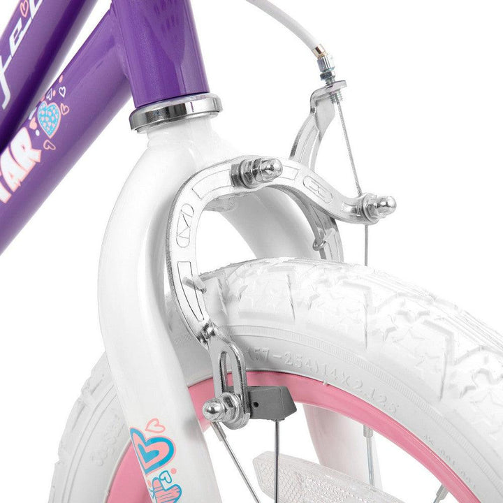 JOYSTAR Angel Girls Bike with Training Wheels & Basket - JOYSTARBIKE