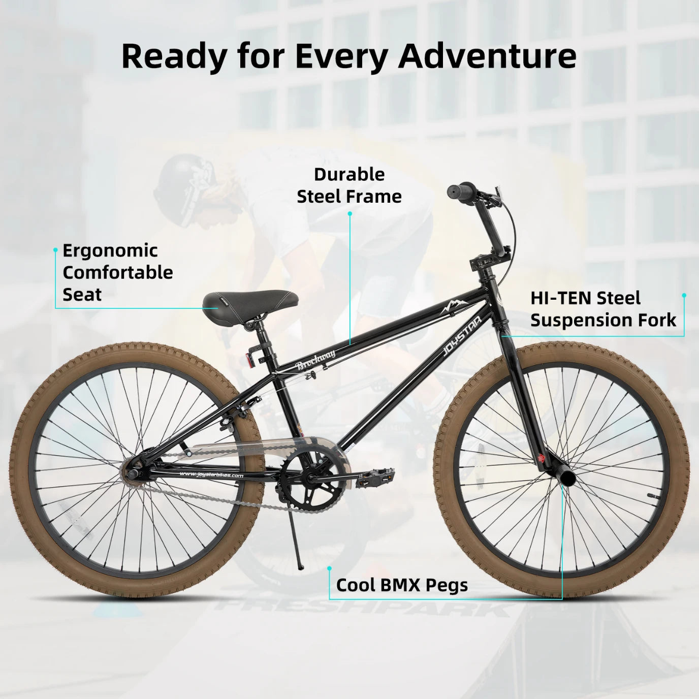 JOYSTAR Brockway Freestyle Kids BMX Bikes JOYSTAR
