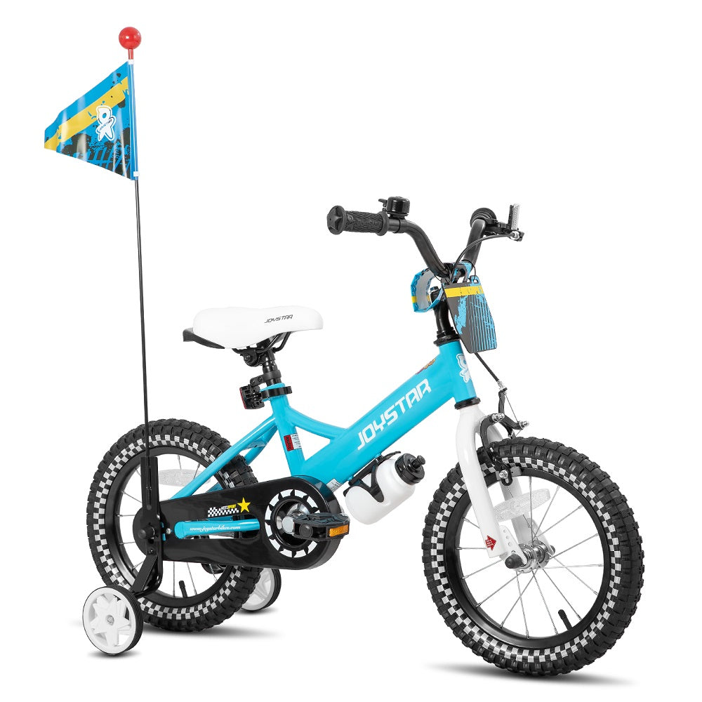 14/16Inch Adjustable Height Kid Bicycle for 2-7 Years Old Boys and