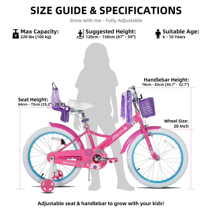 JOYSTAR Little Daisy Girls Bike JOYSTAR