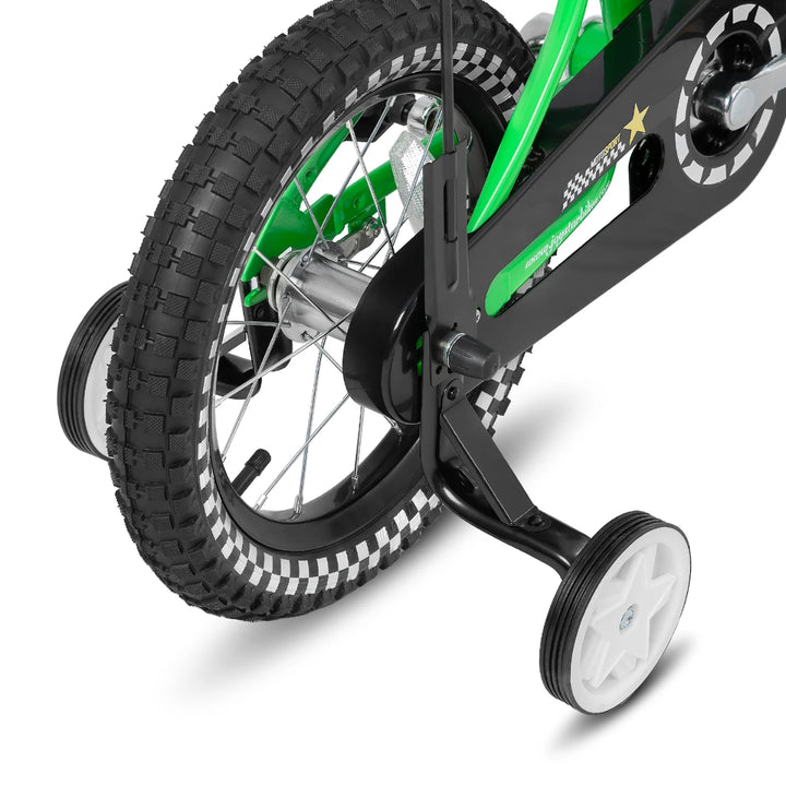 JOYSTAR Little Rock Kids Bike for Boys 2-7 Years - Bike Flag - Number Plate JOYSTAR