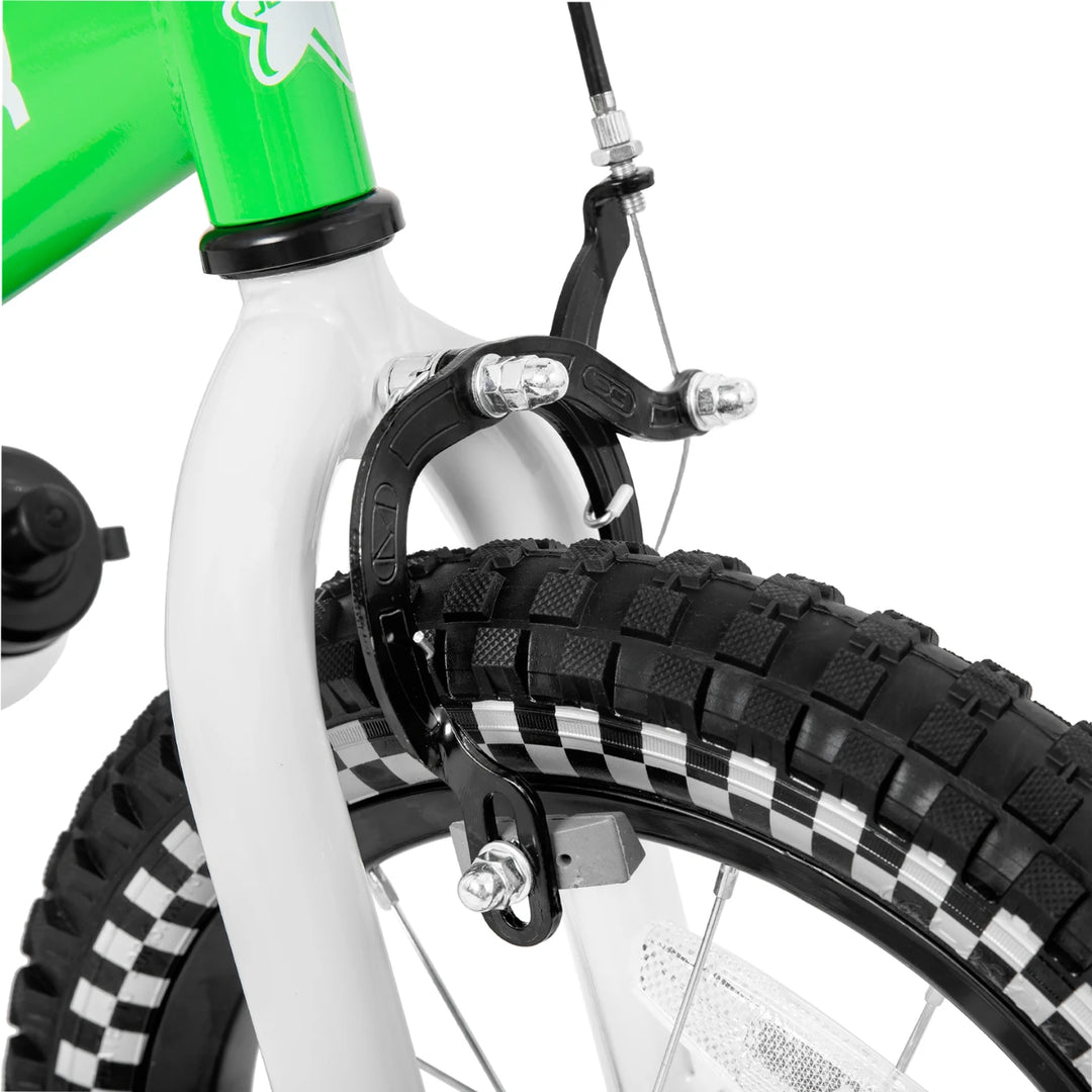 JOYSTAR Little Rock Kids Bike for Boys 2-7 Years - Bike Flag - Number Plate JOYSTAR