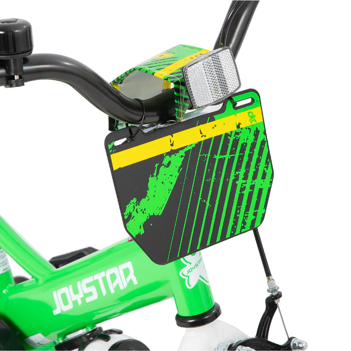 JOYSTAR Little Rock Kids Bike for Boys 2-7 Years - Bike Flag - Number Plate JOYSTAR