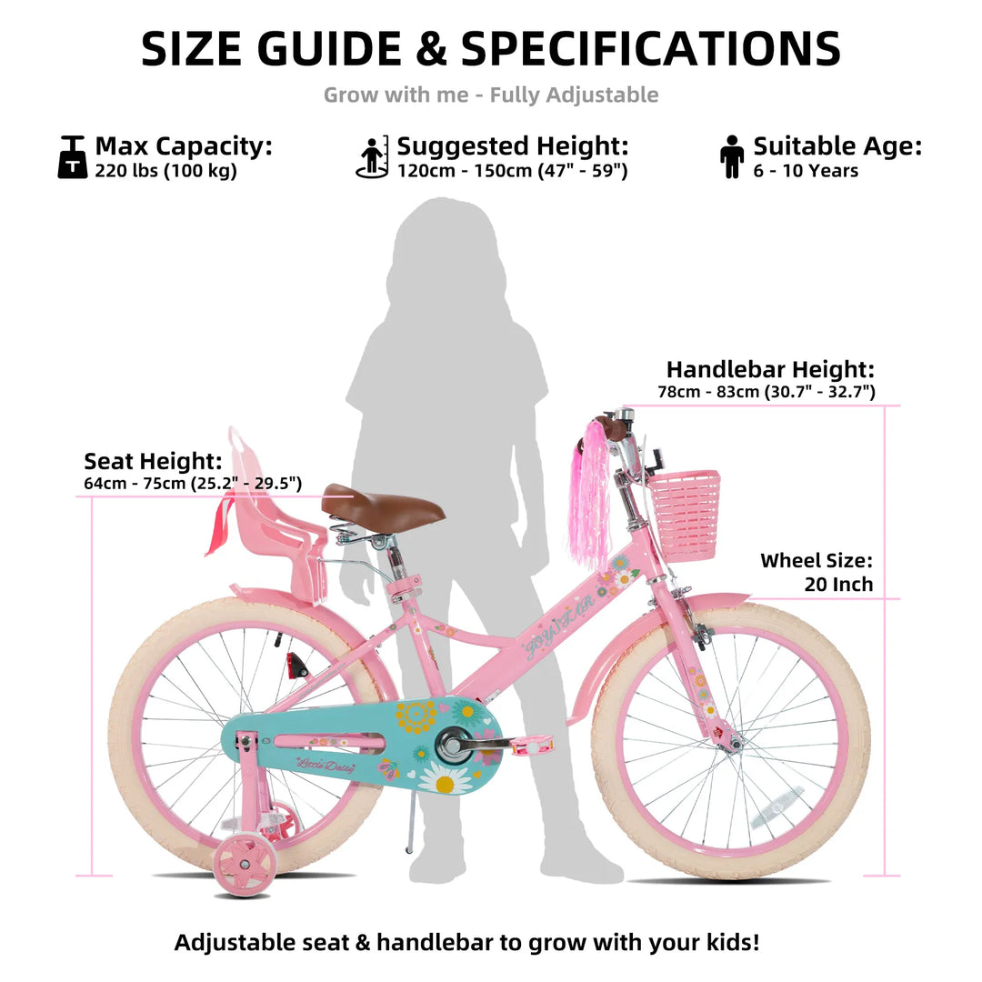 JOYSTAR Little Daisy Girls Bike JOYSTAR