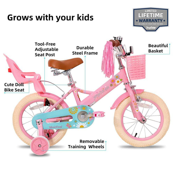 JOYSTAR Little Daisy Girls Bike for 2-7 Years Girls EU - JOYSTARBIKE