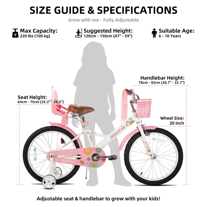 JOYSTAR Little Daisy Girls Bike JOYSTAR