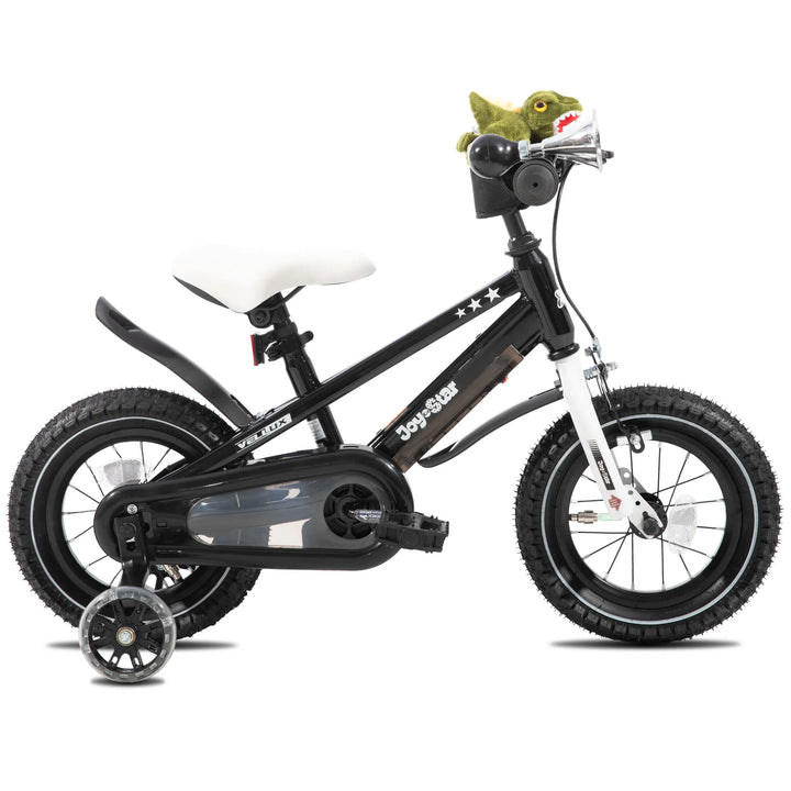 JOYSTAR Vellux Light Up 12 16 20 Inch Kids Bike with Training Wheels