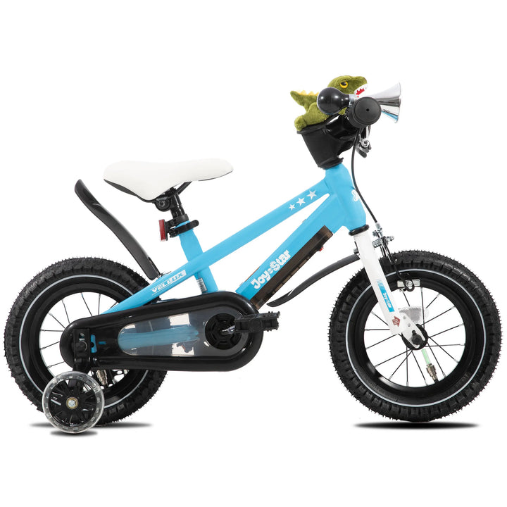 JOYSTAR Vellux Light Up 12 16 20 Inch Kids Bike with Training Wheels