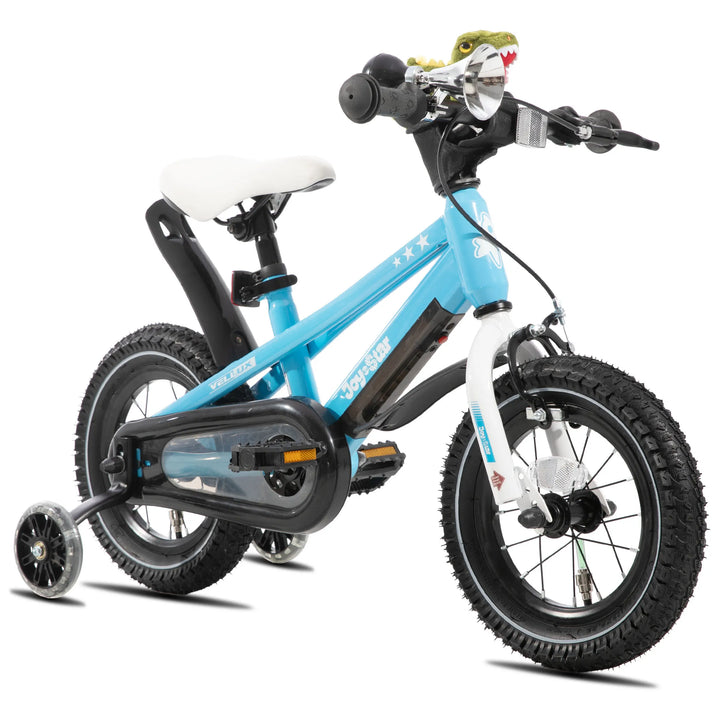 JOYSTAR Vellux Light Up 12 16 20 Inch Kids Bike with Training Wheels