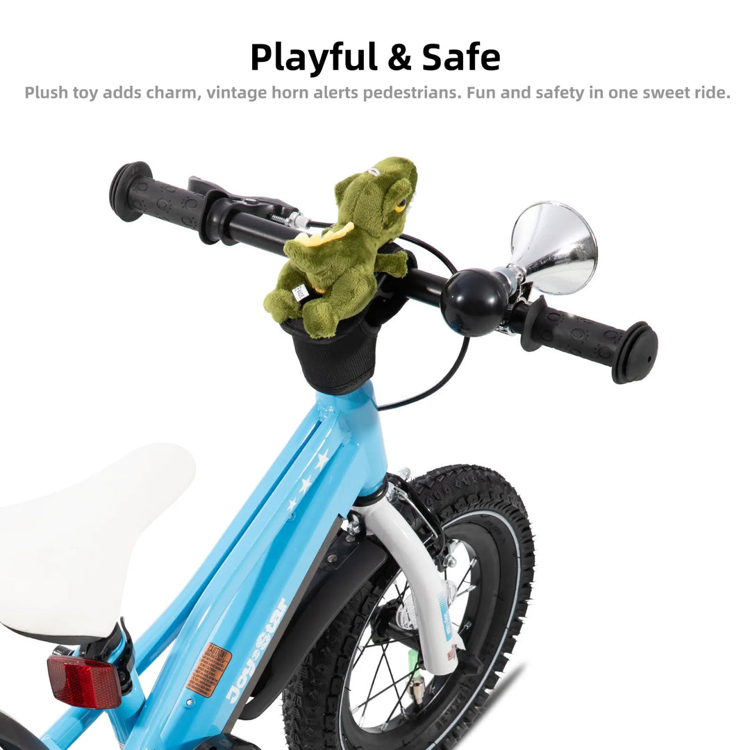 JOYSTAR Vellux Light Up 12 16 20 Inch Kids Bike with Training Wheels