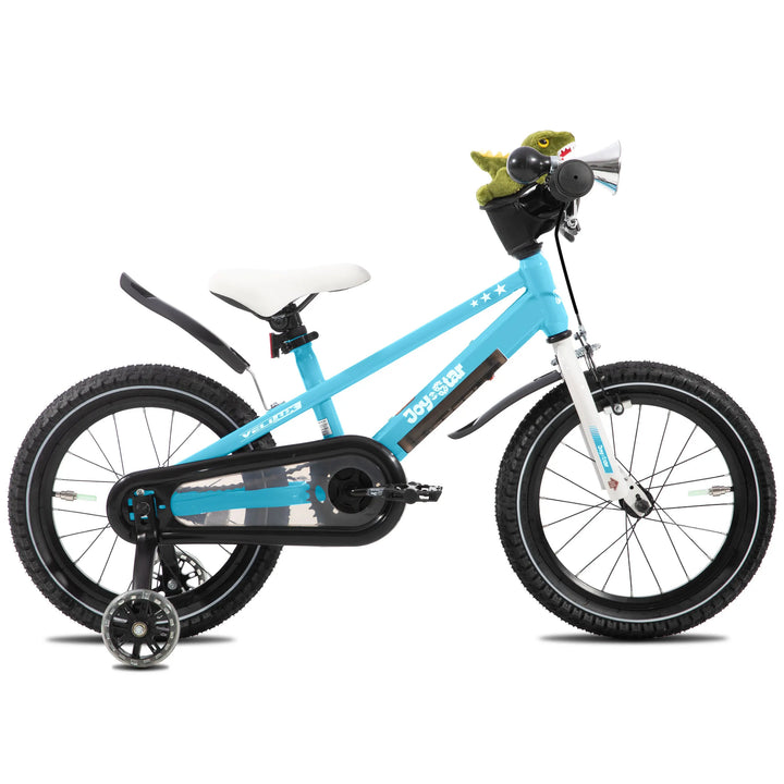 JOYSTAR Vellux Light Up 12 16 20 Inch Kids Bike with Training Wheels