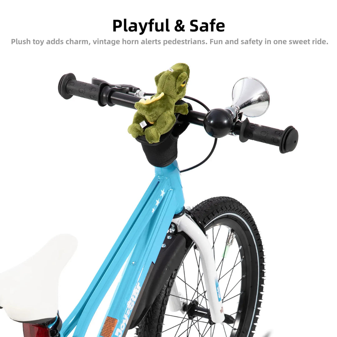 JOYSTAR Vellux Light Up 12 16 20 Inch Kids Bike with Training Wheels