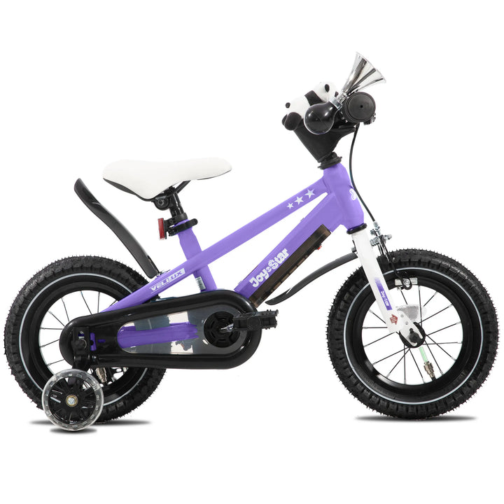 JOYSTAR Vellux Light Up 12 16 20 Inch Kids Bike with Training Wheels