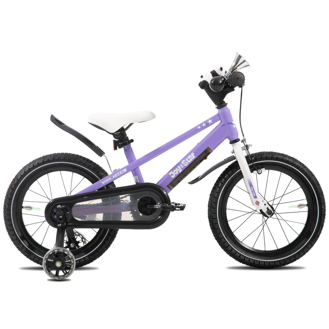 JOYSTAR Vellux Light Up 12 16 20 Inch Kids Bike with Training Wheels