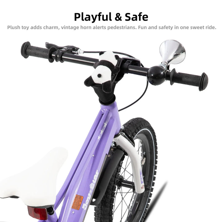 JOYSTAR Vellux Light Up 12 16 20 Inch Kids Bike with Training Wheels