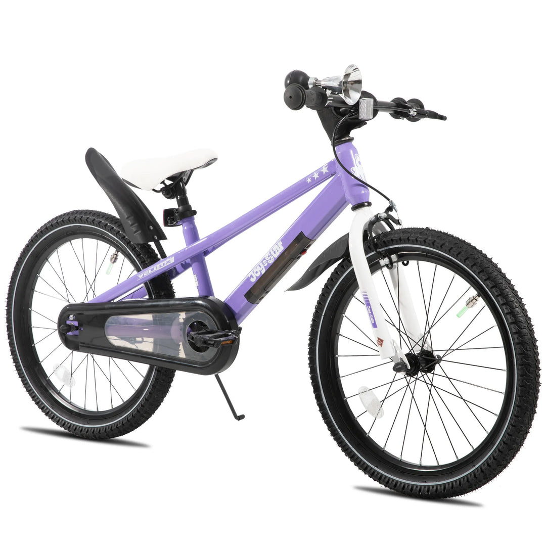 JOYSTAR Vellux Light Up 12 16 20 Inch Kids Bike with Training Wheels