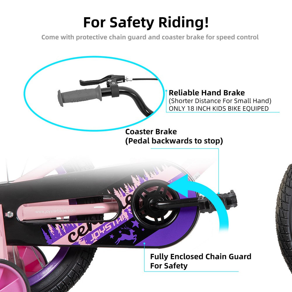 JOYSTAR-14-inch-pink-kids-bike-with-training-wheels