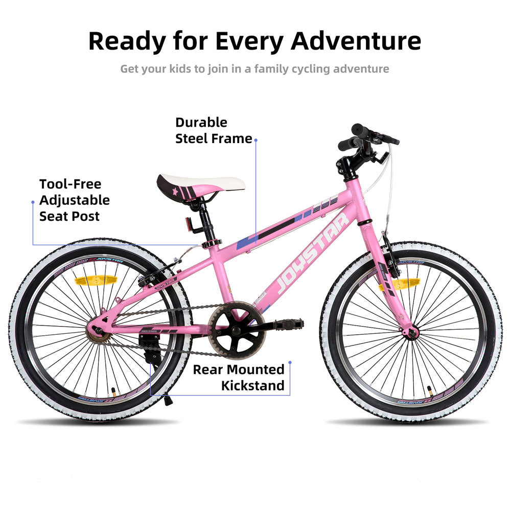 JOYSTAR Lubbock 20" 24" Kids Mountain Bike Single Speed Bicycle EU JOYSTAR BIKE EU
