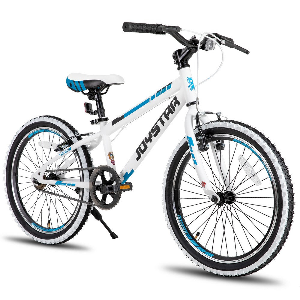 serious fahrrad 24 zoll JOYSTAR Lubbock 20" 24" Kids Mountain Bike Single Speed/7-Speed Bicycle White / 1 / 20 inch