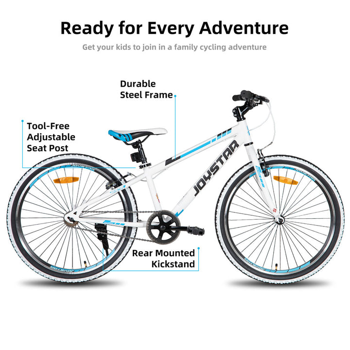 JOYSTAR Lubbock 20" 24" Kids Mountain Bike Single Speed Bicycle EU JOYSTAR BIKE EU