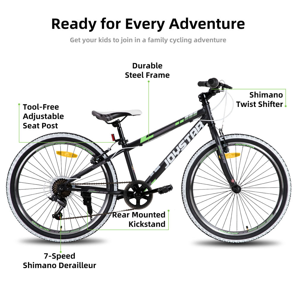 JOYSTAR Lubbock 20" 24" Kids Mountain Bike 7-Speed Bicycle EU JOYSTAR BIKE EU