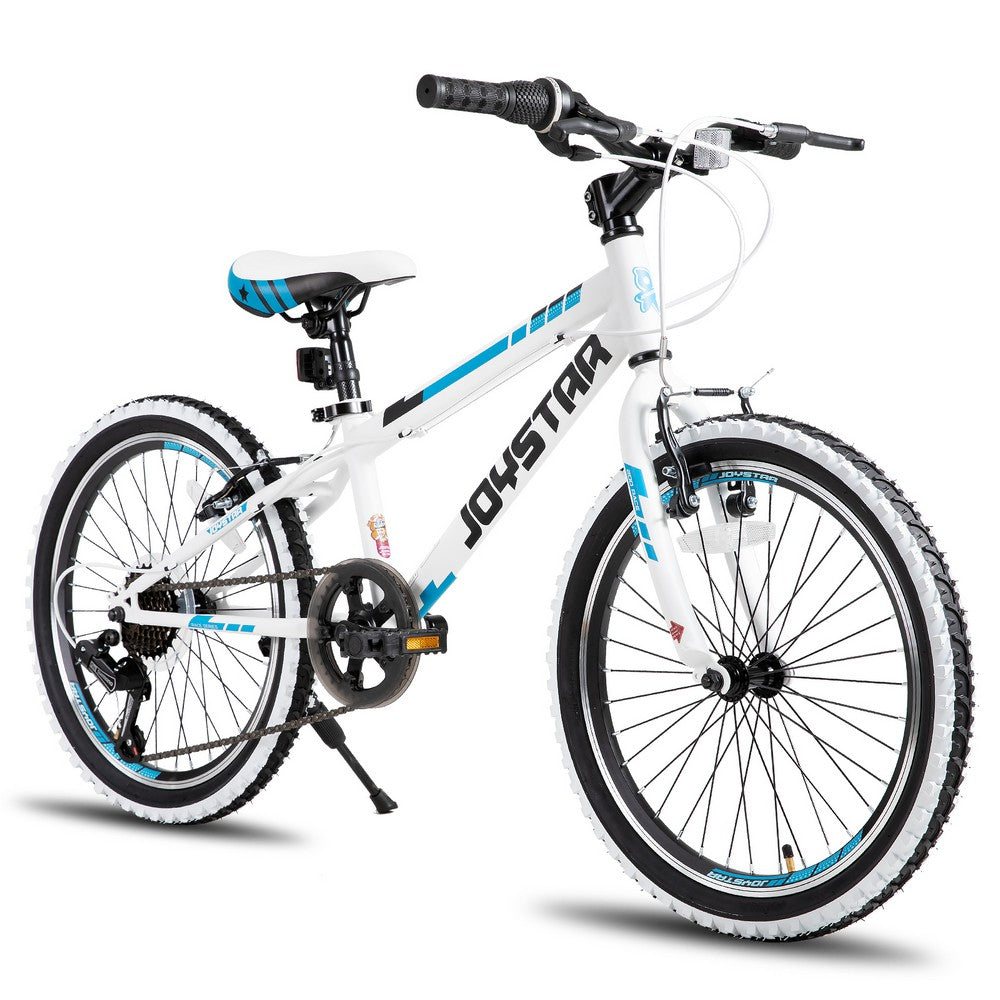 serious mountainbike 24 zoll JOYSTAR Lubbock 20" 24" Kids Mountain Bike 7-Speed Bicycle White / 20 inch