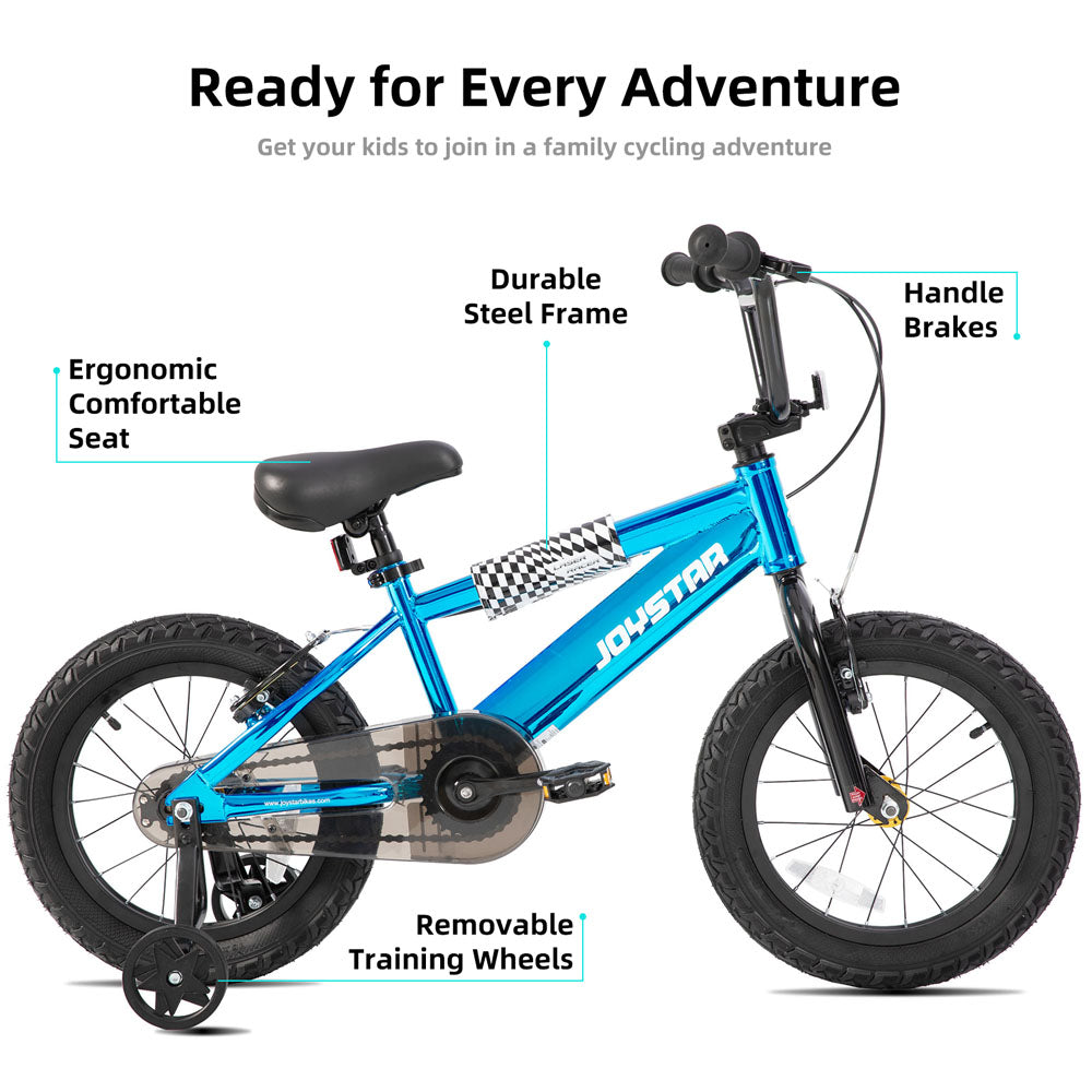 JOYSTAR 16 20 Inch BMX Style Kid's Bikes with Training Wheels JOYSTAR
