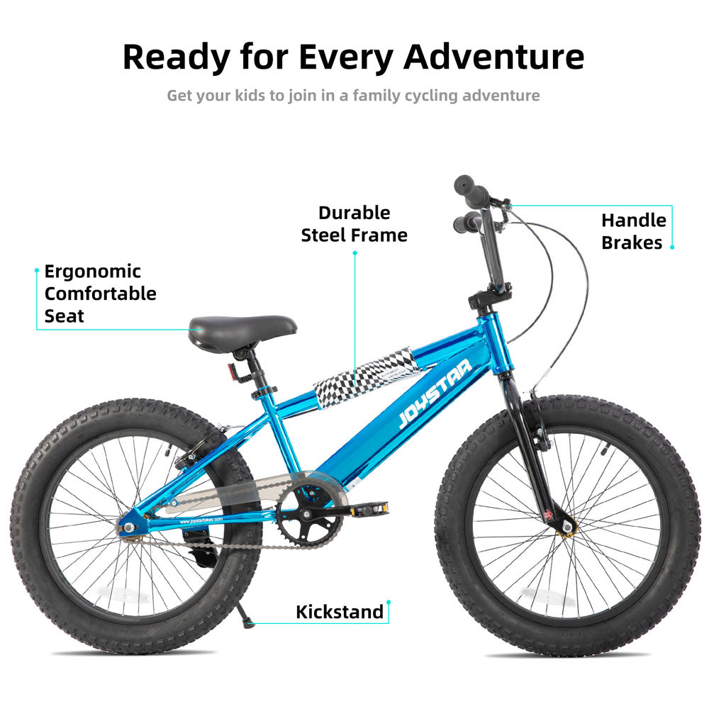 JOYSTAR 16 20 Inch BMX Style Kid's Bikes with Training Wheels JOYSTAR