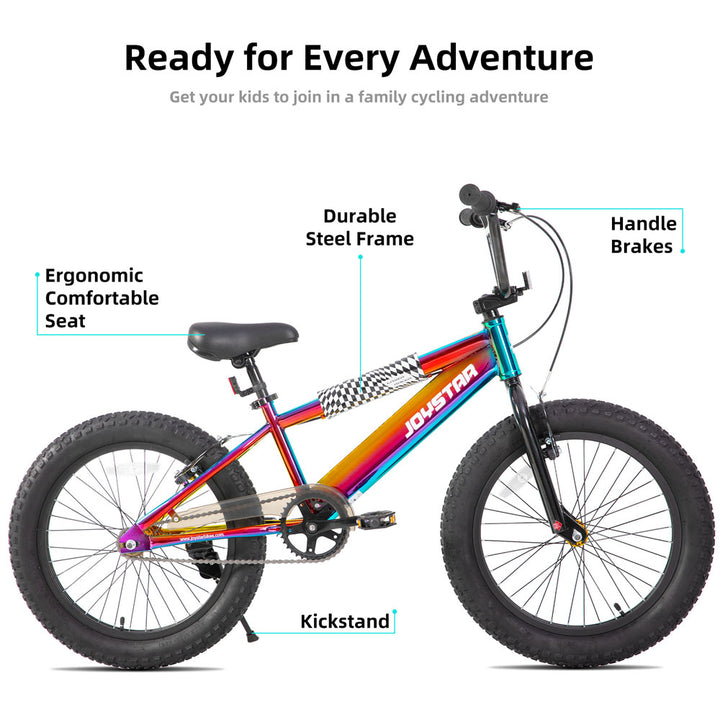 JOYSTAR 16 20 Inch BMX Style Kid's Bikes with Training Wheels JOYSTAR