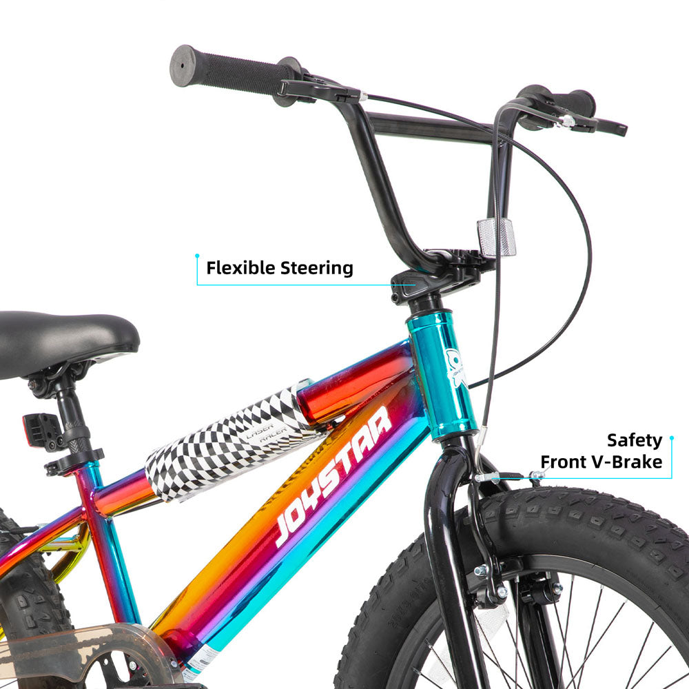 JOYSTAR 16 20 Inch BMX Style Kid's Bikes with Training Wheels JOYSTAR