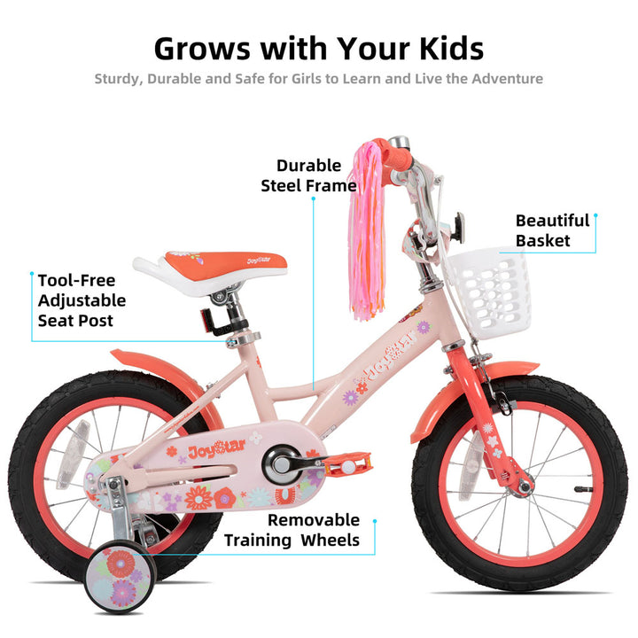 JoyStar 12/14/16 Inch Kids Bike for Girls JOYSTARBIKE