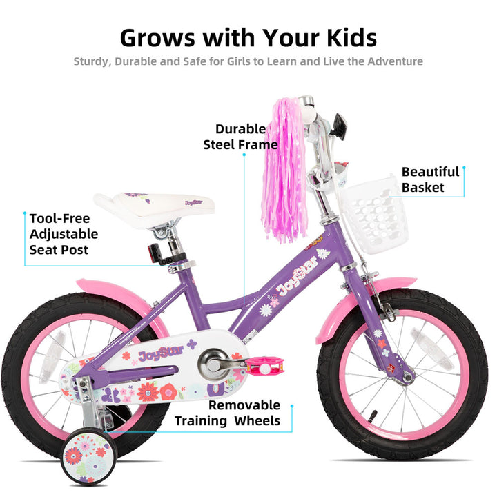 JoyStar 12/14/16 Inch Kids Bike for Girls JOYSTARBIKE