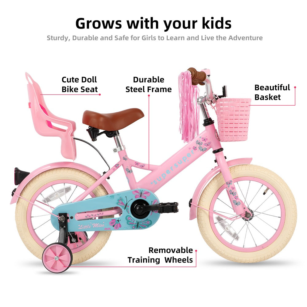 JOYSTAR Little Miss Girls Bike for 2-9 Years - JOYSTARBIKE