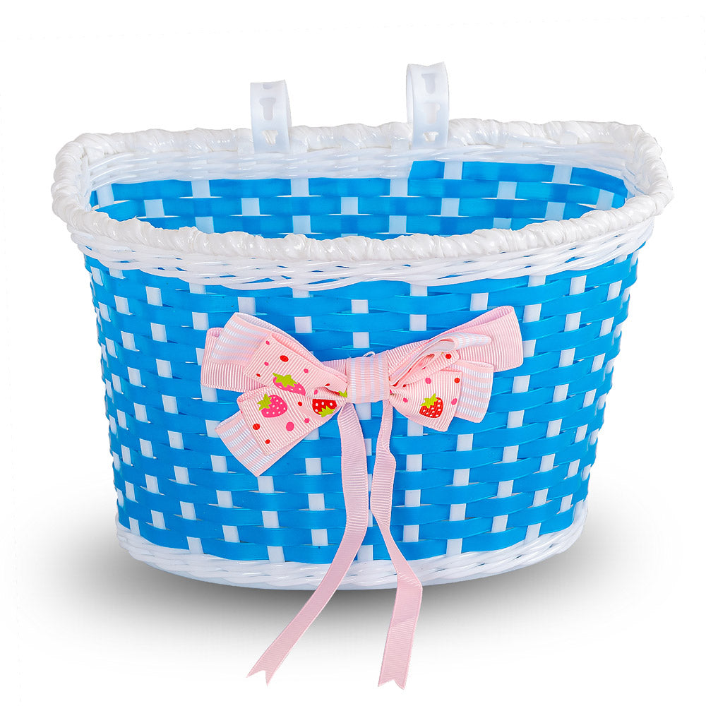 Kids Bike Basket with Flower or Bowknot JOYSTAR