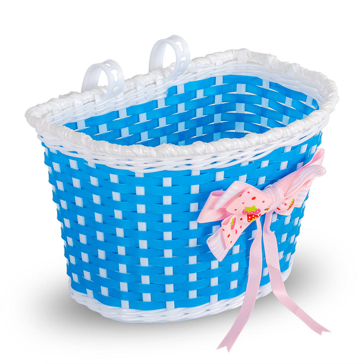 Kids Bike Basket with Flower or Bowknot JOYSTAR