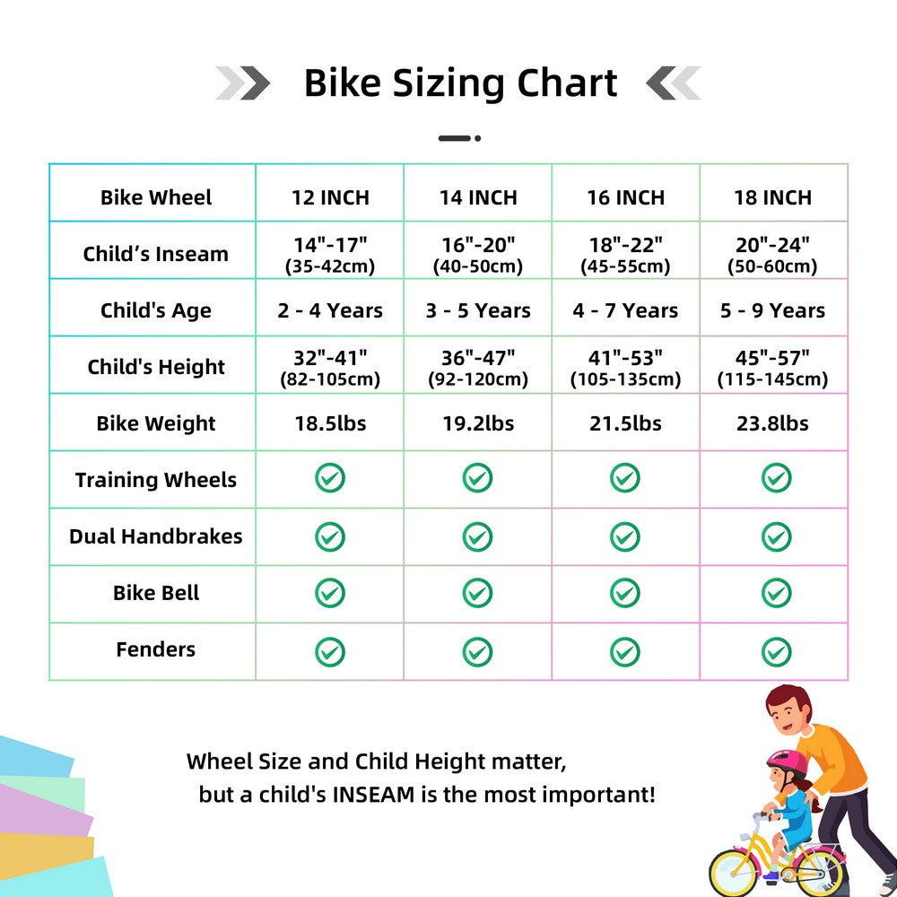 JOYSTAR Manchi Kids Bike for Ages 2-9 UK