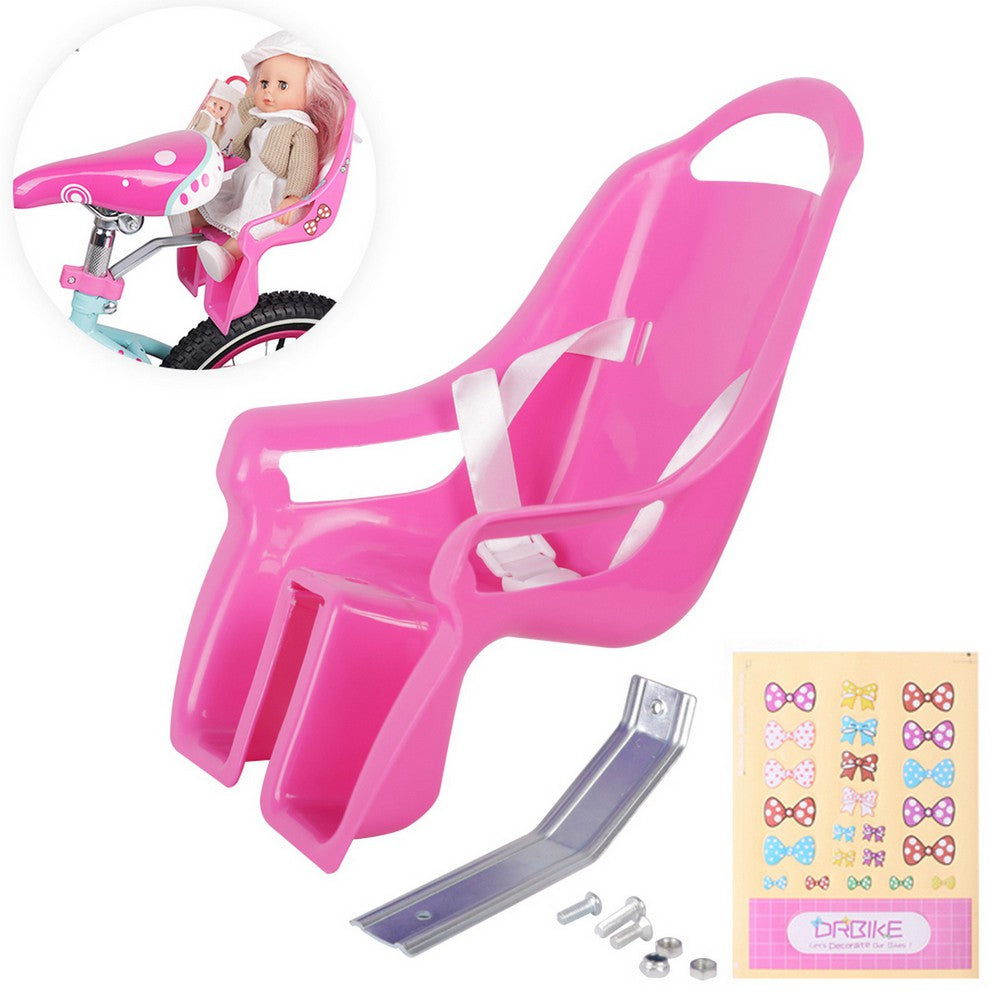 Joystar Girls Bike Doll Seat with DIY Decals, Pink & Purple - JOYSTARBIKE