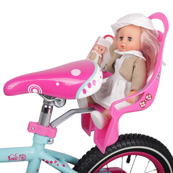 Joystar Girls Bike Doll Seat with DIY Decals, Pink & Purple - JOYSTARBIKE