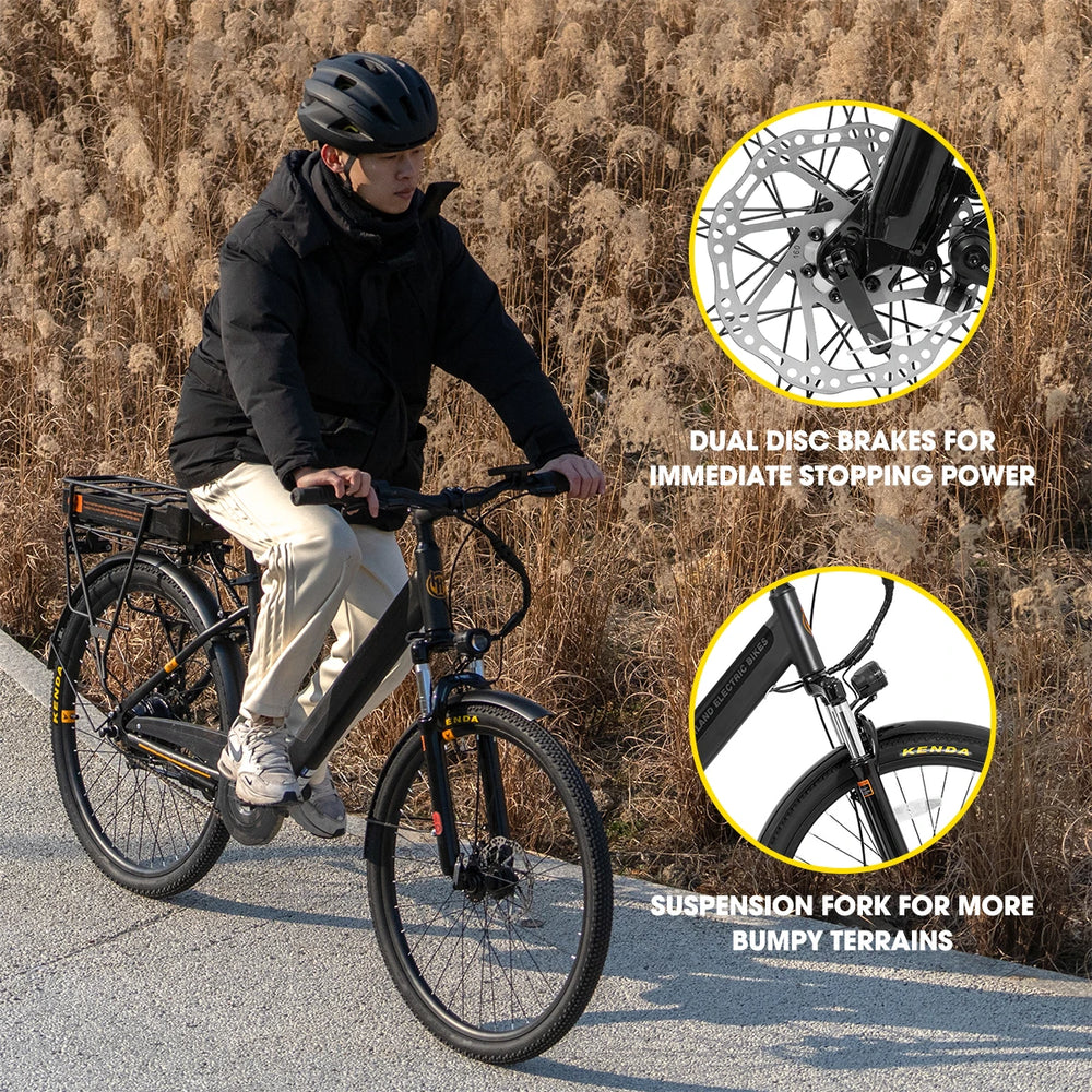 JOYSTAR Onyx 26 Inch 500W Electric Commuter Bike HILAND