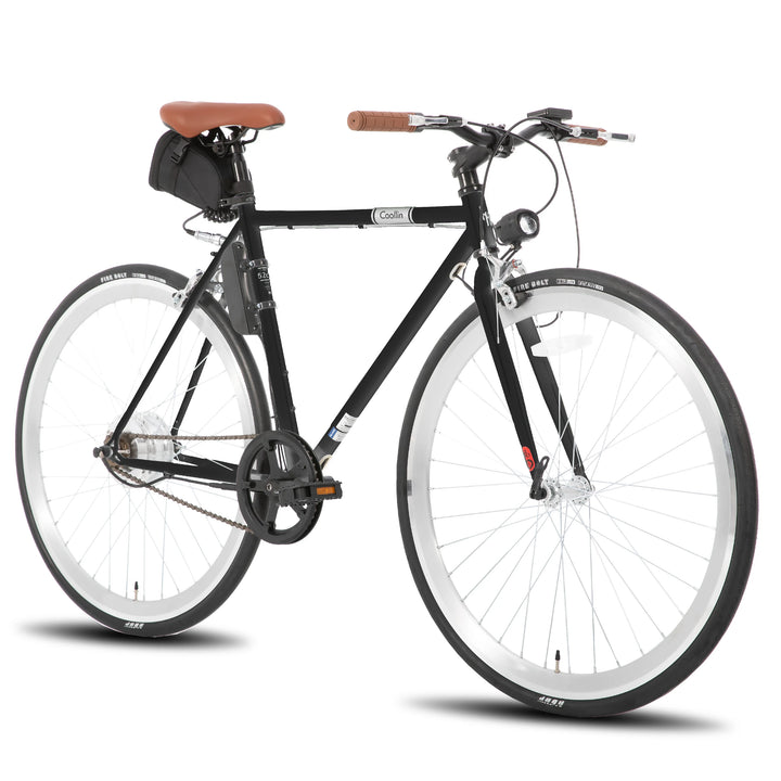 JOYSTAR 700C Road Electric Bike for Adults, Commuting Ebike 36V Removable Battery HILAND