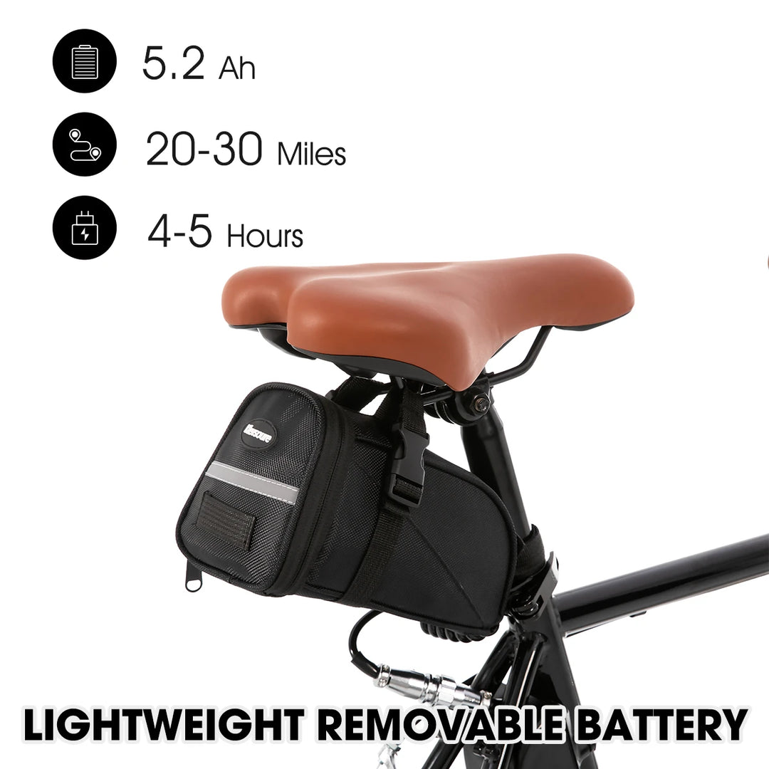 JOYSTAR 700C Road Electric Bike for Adults, Commuting Ebike 36V Removable Battery HILAND