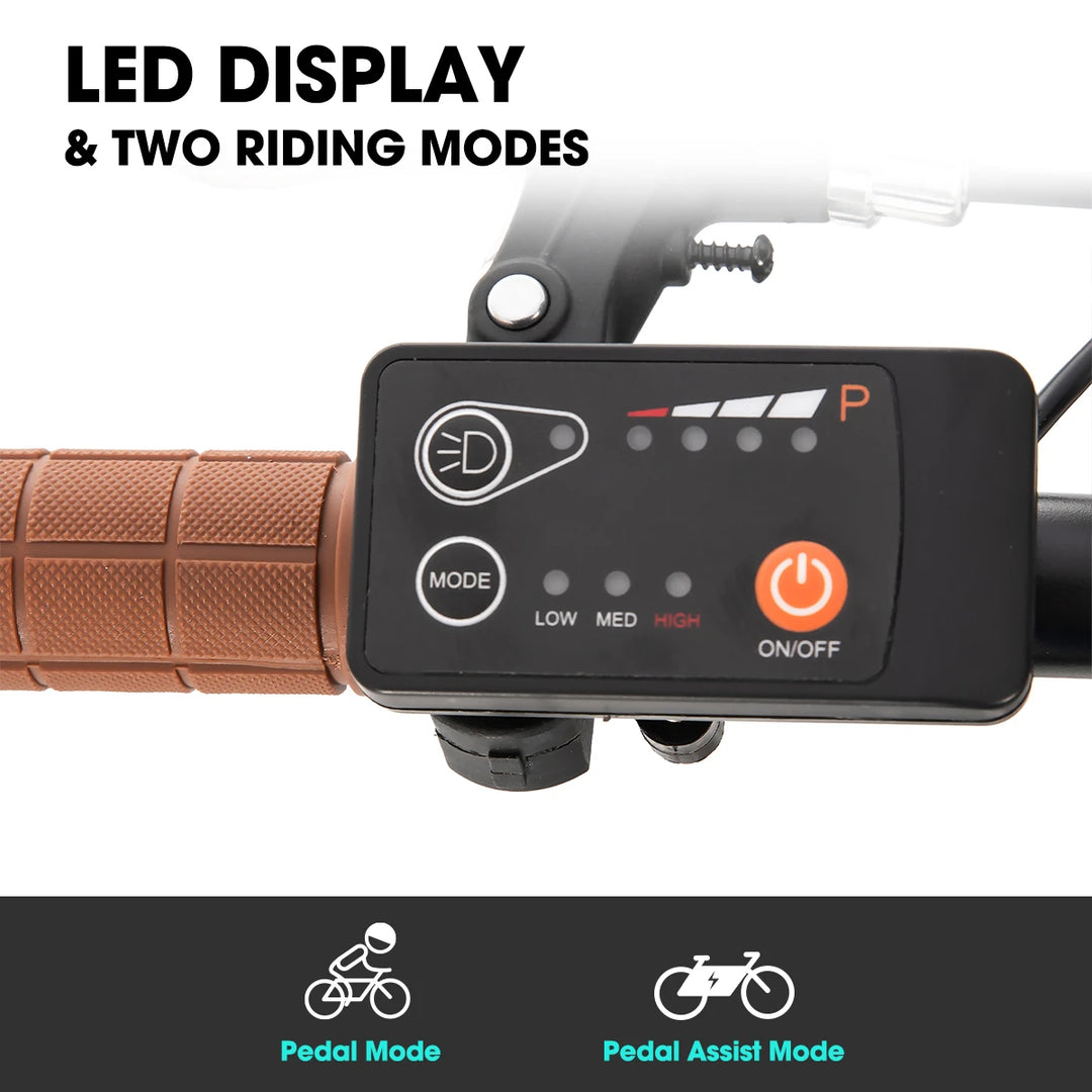 JOYSTAR 700C Road Electric Bike for Adults, Commuting Ebike 36V Removable Battery HILAND