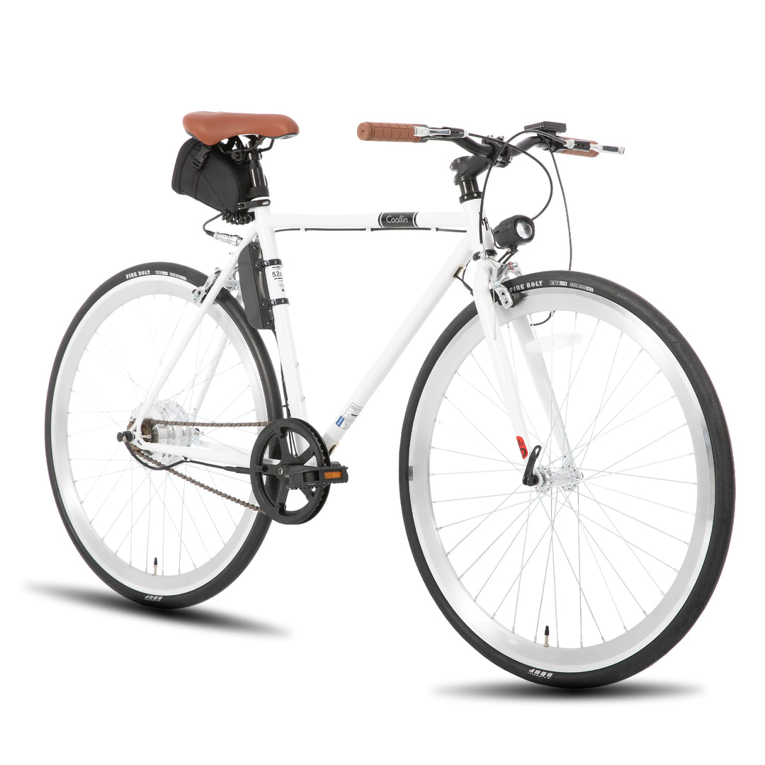 JOYSTAR 700C Road Electric Bike for Adults, Commuting Ebike 36V Removable Battery HILAND