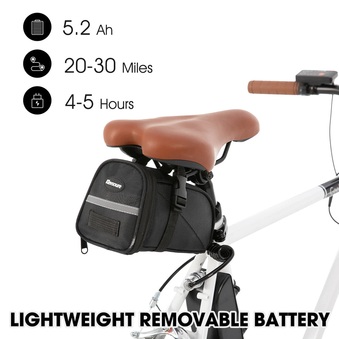 JOYSTAR 700C Road Electric Bike for Adults, Commuting Ebike 36V Removable Battery HILAND