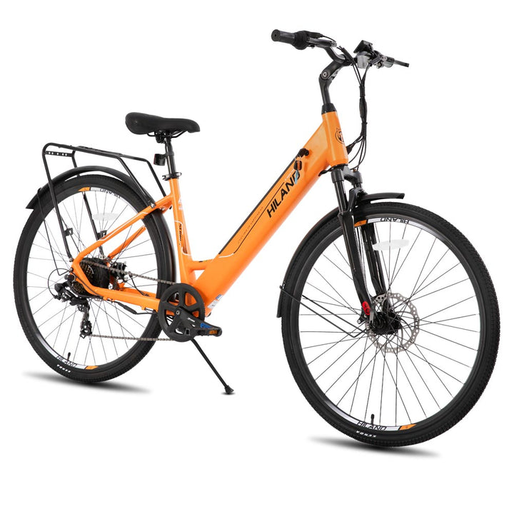 HILAND Secret Electric Commuter Bike 700C 350W Men Women EBike with Throttle