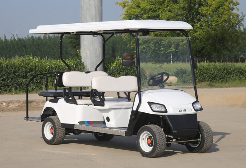 IQOO 4 Passenger Electric Golf Cart with Lithium Battery, 28 Mile Driving Range