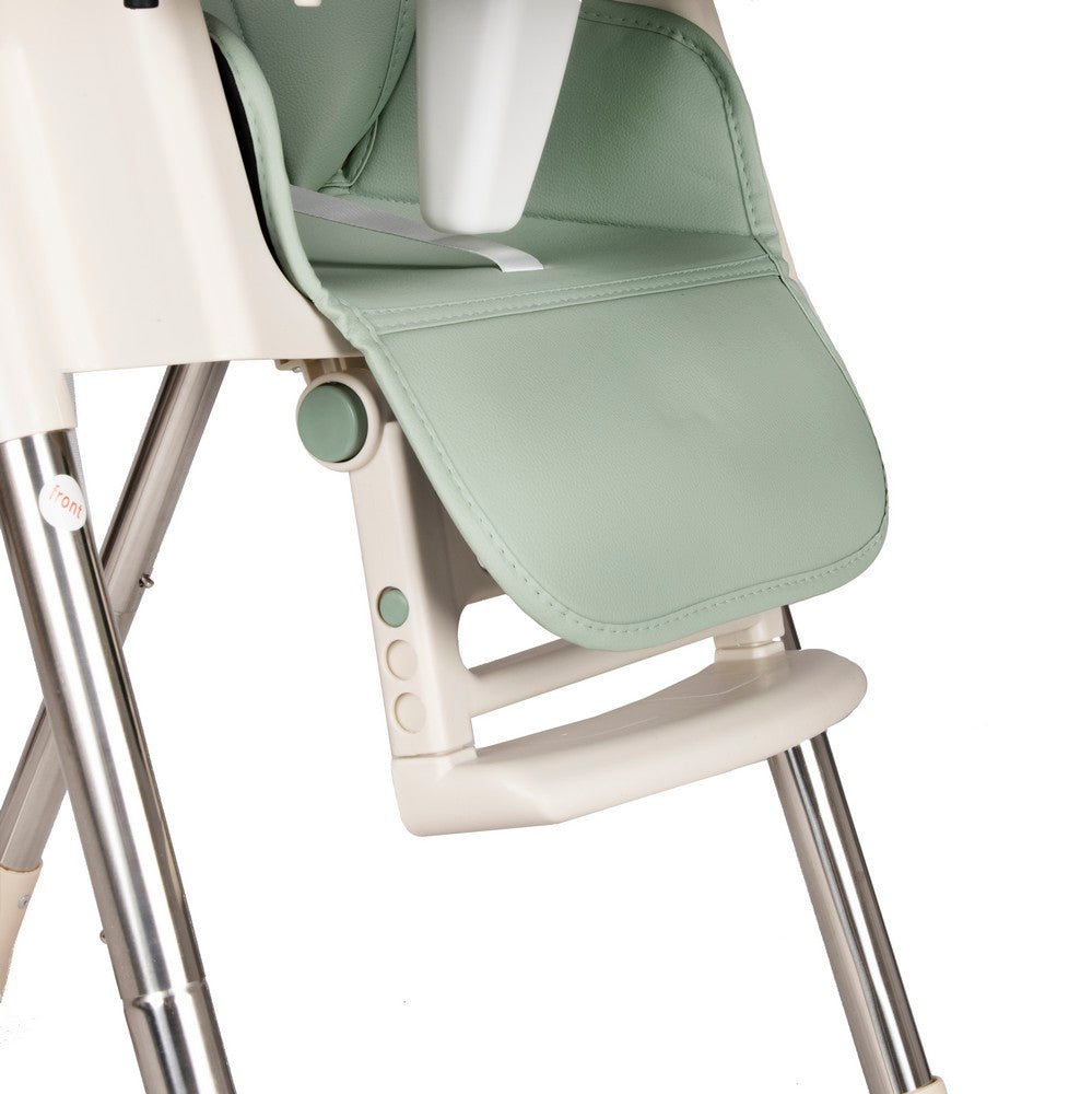 KEANO Baby High Chair for Toddlers and Kids, Foldable Highchair with 5 Different Heights 4 Reclining Backrest Seat 3 Setting Footrest & Removable Tray - JOYSTARBIKE