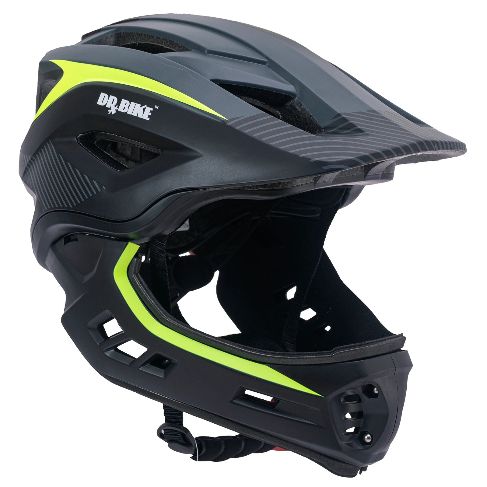 amazon children's bike helmets GLX GX623 Youth ATV/Dirt Helmet Combo - Matte Black, Medium Durable aerodynamic helmet suits ATV Junior Sports Helmet Flybar
