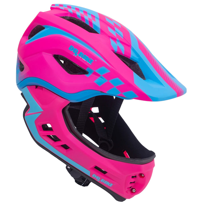 JOYSTAR Kids Full Face Bike Helmet with Detachable Chin Guard, Adjustable Size for Ages 3-9, Impact Resistant Multi-Sport Safety Gear for Cycling, MTB, Scooter - Unicorn, Dinosaur & Star Designs JOYSTAR