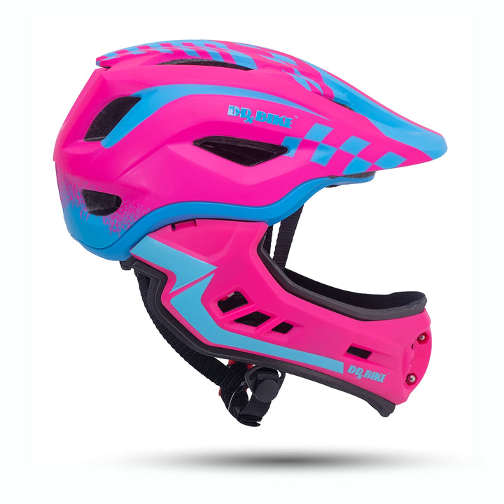 JOYSTAR Kids Full Face Bike Helmet with Detachable Chin Guard, Adjustable Size for Ages 3-9, Impact Resistant Multi-Sport Safety Gear for Cycling, MTB, Scooter - Unicorn, Dinosaur & Star Designs JOYSTAR